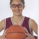 女性用バスケットボールメガネ