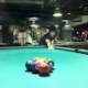 ビリヤードどきの1シーンを記念に。