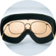 こどもスキーゴーグル、スノーボードゴーグルに眼鏡装用の上に掛けられるゴーグルの提案。