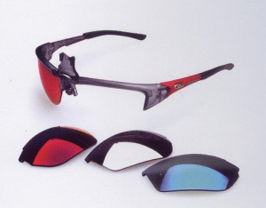 自転車用度付きサングラス、ロードバイク度付きサングラスはカラー選びが重要。