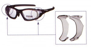 スポーツ用メガネには、ファッションとしてデザインしたスポーツメガネ度入りがあります。